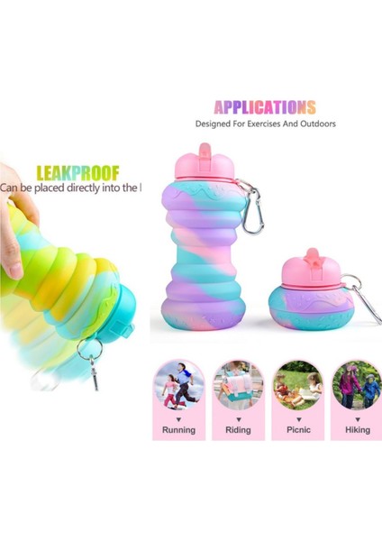 Katlanabilir Dış Mekan Taşınabilir Düşmeye ve Sızdırmaya Dayanıklı Seyahat Kupa (Yurt Dışından) indirimleri