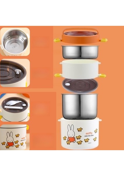 2 Katlı Paslanmaz Çelik Gurme Modern Öğle Yemeği Kutusu Bento Öğle Yemeği Kutusu (Yurt Dışından) indirimleri