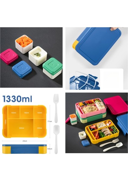 Küçük Taze Gurme Modern Öğle Yemeği Kutusu Bento Öğle Yemeği Kutusu (Yurt Dışından)
