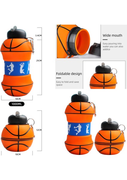 Ekstra Büyük Kapasiteli Basketbol Seyahat Kupası Katlanabilir Dış Mekanda Düşmeye Dayanıklı ve Sızdırmaz (Yurt Dışından) indirimleri