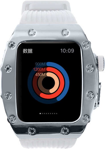 Apple Watch 2/3/4/5/6/7/8/se/ultra/nike 42MM 44MM 45MM 49MM Metal Kordon Tasarım (Krd-65) fırsatları