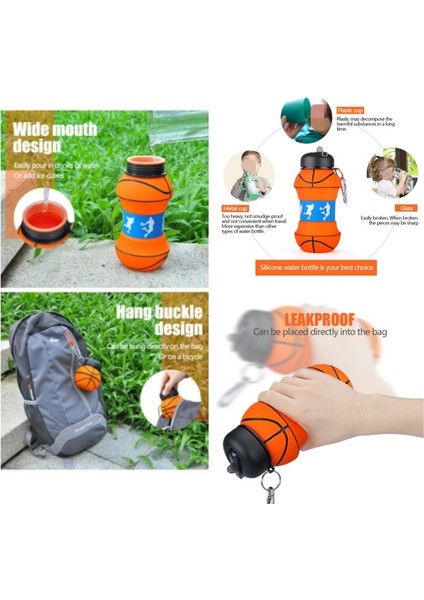 Katlanabilir Açık Taşınabilir Düşmeye Dayanıklı ve Sızdırmaz Basketbol Seyahat Kupası (Yurt Dışından) indirimleri