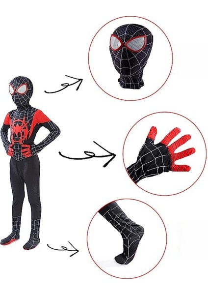 Süper Kahraman Örümcek Adam Takım Elbiseli Çocuklar Yetişkin Mutlu Insanlar Partisi (Yurt Dışından) modelleri