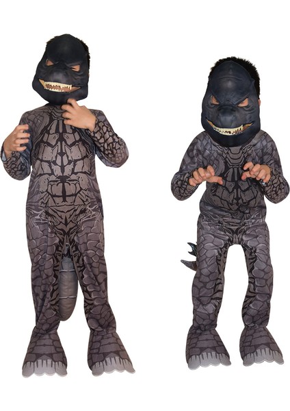 Cadılar Bayramı Godzilla Canavar Onesie Mutlu Insanlar Partisi (Yurt Dışından)