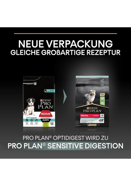 Proplan Medium Puppy Kuzu Etli Köpek 12KG Yavru Köpek Maması Sensitive Digestion