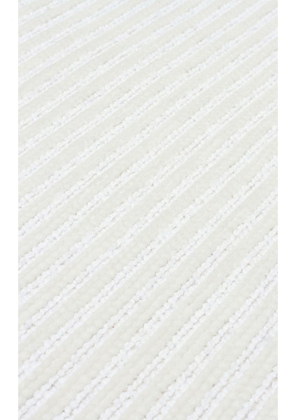 Ada Kilim Plaın Cream Yumuşak Dokulu Kolay Kullanımlı Yıkanabilir Kaymaz Kilim fırsatları