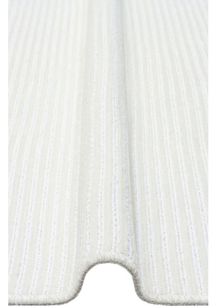 Ada Kilim Plaın Cream Yumuşak Dokulu Kolay Kullanımlı Yıkanabilir Kaymaz Kilim modelleri