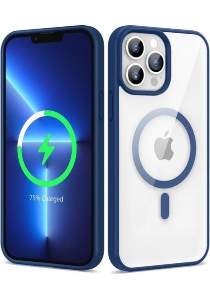 Apple iPhone 13 Pro Kılıf Magsafe Wireless Şarj Özellikli Silikon Ege Kapak