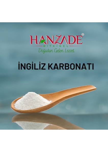 Hanzade Bitkisel Ingiliz Karbonatı 1 kg Sodyum Bikarbonat Besin Türü Katkısız