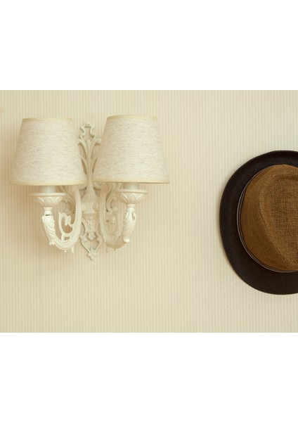Ponti İkili Aplik Krem-Naturel