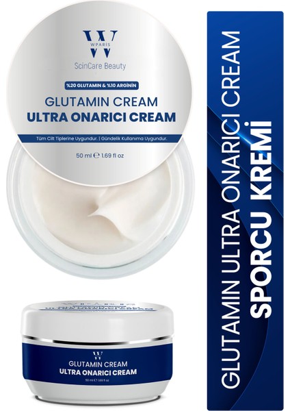 Glutamin Kremi (%20 Glutamın %10 Arginin) Ultra Cilt Onarıcı Cream