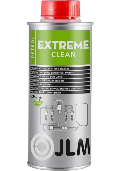 Jlm Benzinli Extreme Turbo-Yakıt ve Emisyon Sistemi Temizleyici 500ML.