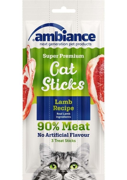 Kedi Ödül Sticks 3lü Kuzulu