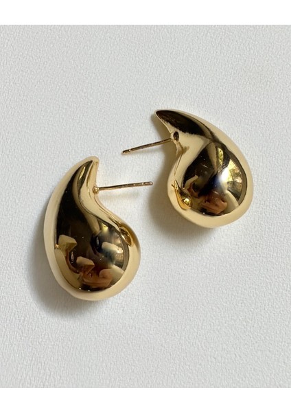 Bottega Gold Gözyaşı Damlası Küpe fiyatları
