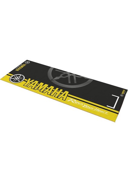 Yamaha Sarı Desenli 80 x 220 cm Kaydırmaz Halı