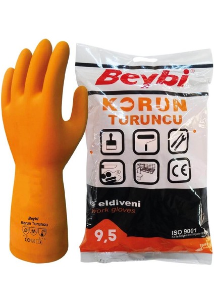 Korun Turuncu İş Eldiveni 9,5 Beden