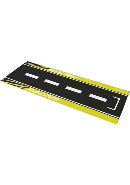 Universal Sarı Desenli 80 x 220 cm Kaydırmaz Motosiklet Halısı
