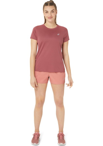 Core Ss Top Kadın Brisket Red Kısa Kollu Tshirt 2012C335-601