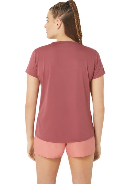 Core Ss Top Kadın Brisket Red Kısa Kollu Tshirt 2012C335-601