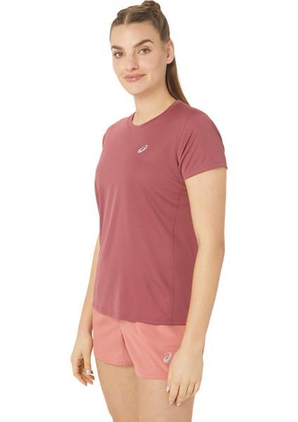Core Ss Top Kadın Brisket Red Kısa Kollu Tshirt 2012C335-601