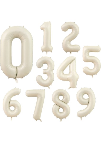 Deniz Kumu Bej Rengi Rakam Folyo Balon 8 Yaş fiyatları