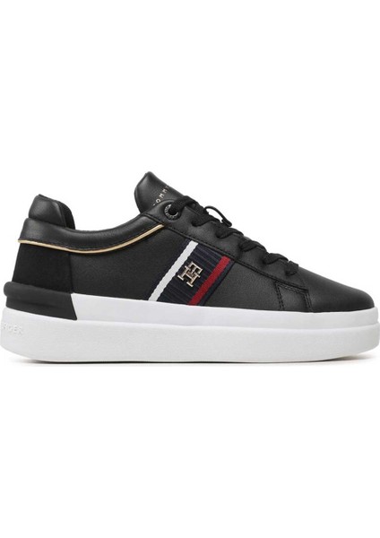 Kadın Tommy Hilfiger Corp Webbing Court Cupsole Kadın Sneaker FW0FW07387