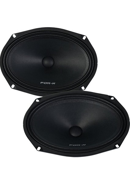 6x9 180W Rms Neodium Mıknatıs Slim Midrange Oval Oto Hoparlör XMD-1069N