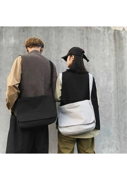Siyah Unisex Postacı Çanta