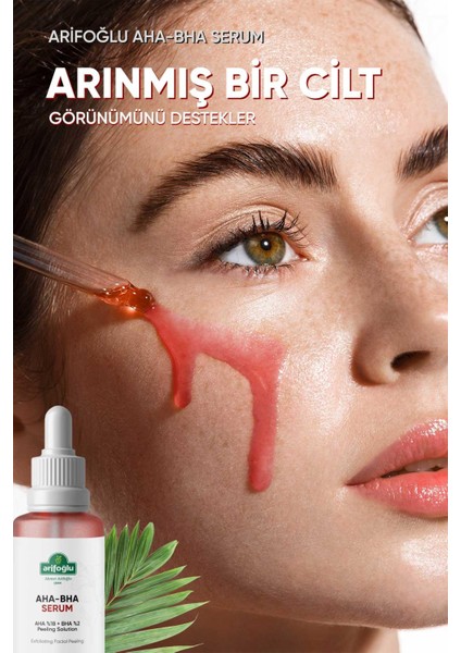 Aha-Bha Cilt Tonu Eşitleyici ve Canlandırıcı Peeling Serum 30 ml Aha %18 Bha %2 Peeling Solution