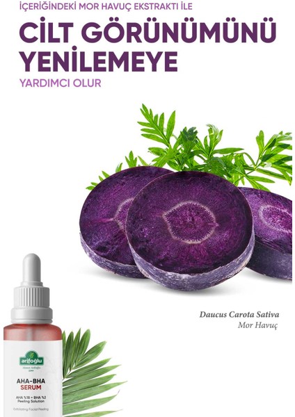 Aha-Bha Cilt Tonu Eşitleyici ve Canlandırıcı Peeling Serum 30 ml Aha %18 Bha %2 Peeling Solution