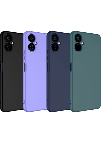 Tecno Camon 19 Neo Kılıf Kamera Korumalı Içi Kadife Lansman Silikon Kapak