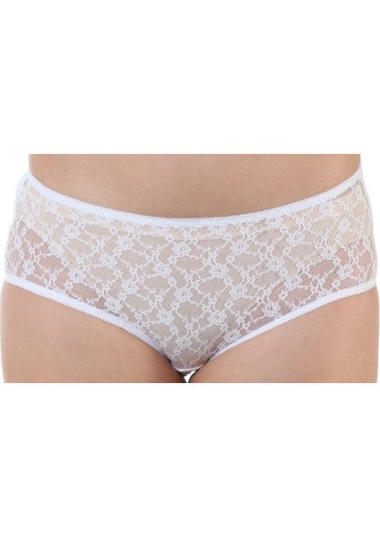 2754 Kadın Likralı Dantelli Yüksek Bel Külot 4'lü Paket fiyatları