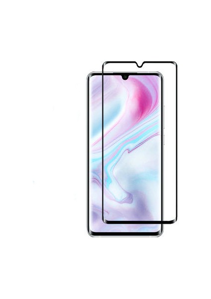 Xiaomi Mi Note 10 ile Uyumlu Şeffaf Esnek Kavisli Ekranı Tam Kaplayan Pet Ekran Koruyucu