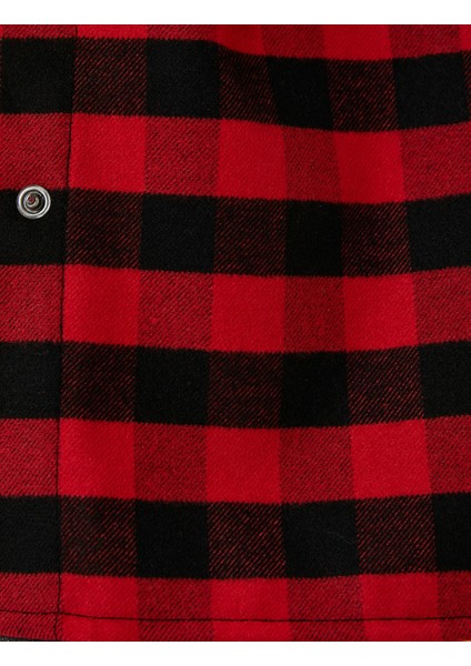 Oduncu Gömleği Deri Görünüm Cep Detaylı Çıtçıt Kapama fırsatları