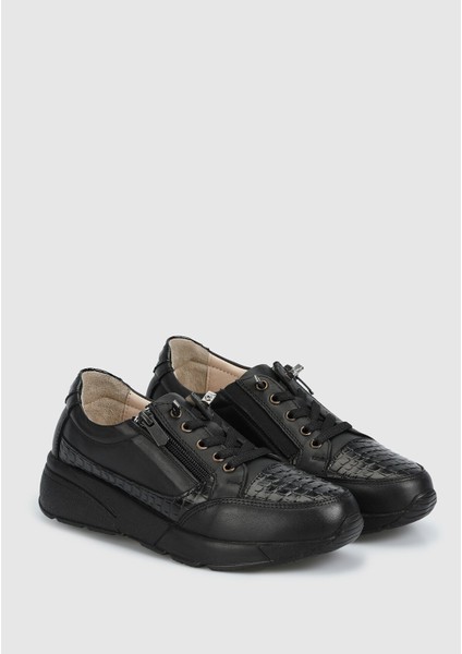 Siyah Deri Kadın Ayakkabı fiyatları