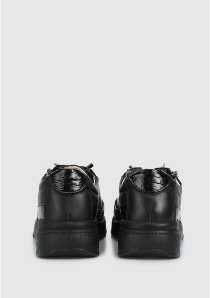 Siyah Deri Kadın Ayakkabı fırsatları