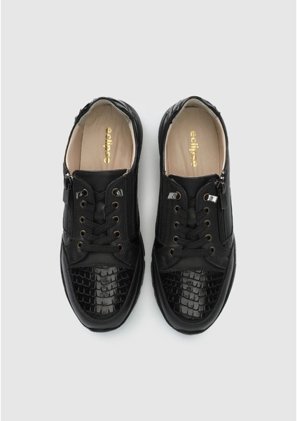 Siyah Deri Kadın Ayakkabı indirimleri