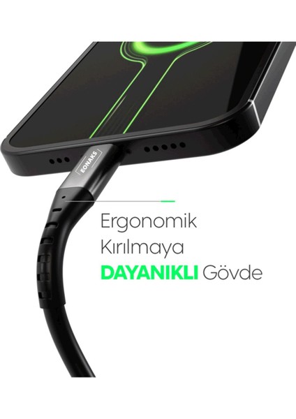 iPhone iPad ve Ipod Touch ile Uyumlu Hızlı Şarj ve Data Kablosu Lightning NL100
