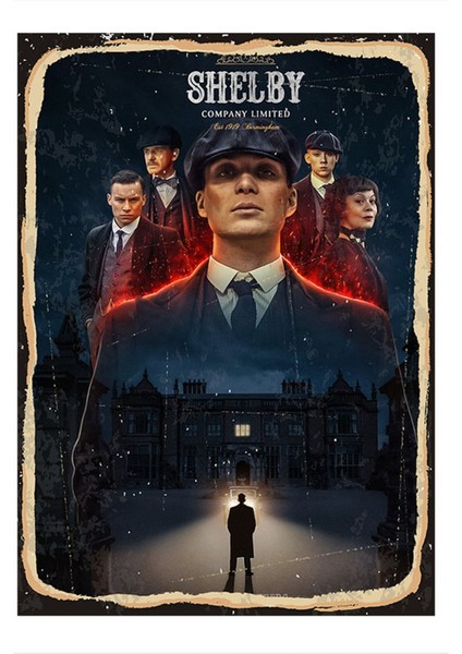 Peaky Blinders Shelby Art Mdf Poster