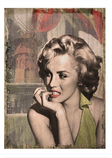 Marilyn Monroe Art Mdf Tablo