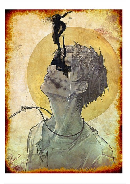 Melankoli Dekoratif Mdf Tablo