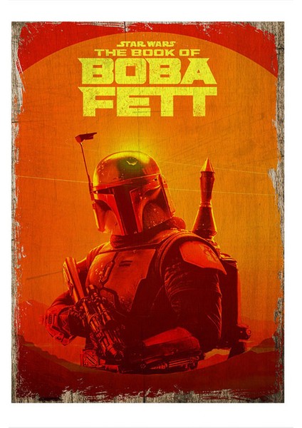 Boba Fett Dekoratif Mdf Tablo