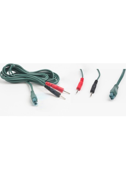 Schwamedico Uyumlu Elektroterapi Tens Kablosu 2mm Yesil