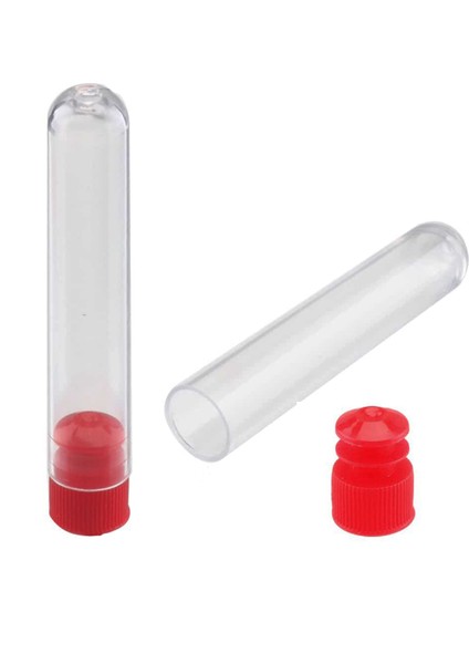 Deney Tüpü 12X75 mm / Plastik - Dibi Yuvarlak Kapaklı x 25 Adet fırsatları