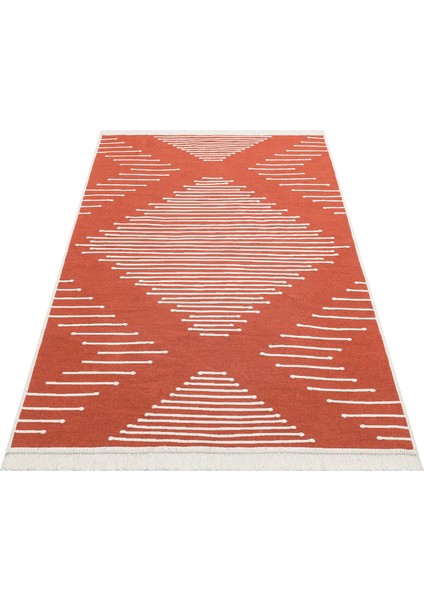 Arya Kilim Ar 15 Terra Çift Taraflı Modern Desenli Dokuma Kilim