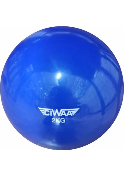CWA-2284 Pilates Ağırlık Topu Pilates Toning Ball Denge ve Ağırlık Topu 2 kg X2