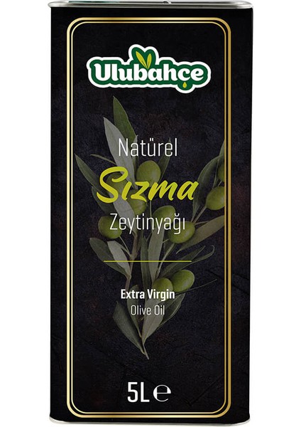 Natürel Sızma Zeytinyağı 5 lt Teneke