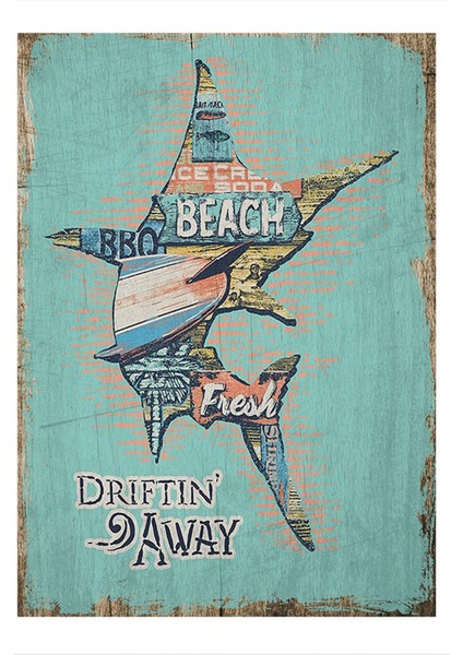 Kılıç Balığı Hediyelik Mdf Tablo