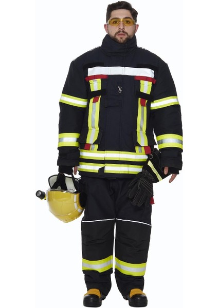 Lacivert Itfayeci Elbisesi Ceket ve Pantolon Kayseri