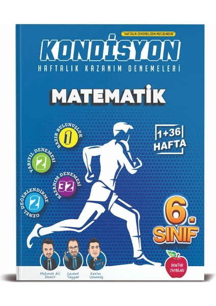 Newton Yayınları 6. Sınıf Kondisyon Matematik Denemeleri 37 Hafta Yeni